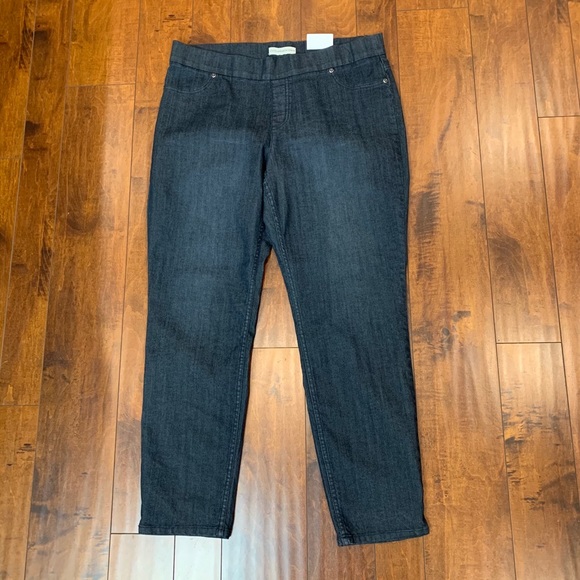 chico's platinum pull on jeggings